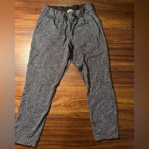 Lululemon Black and White Speckled Track Pant